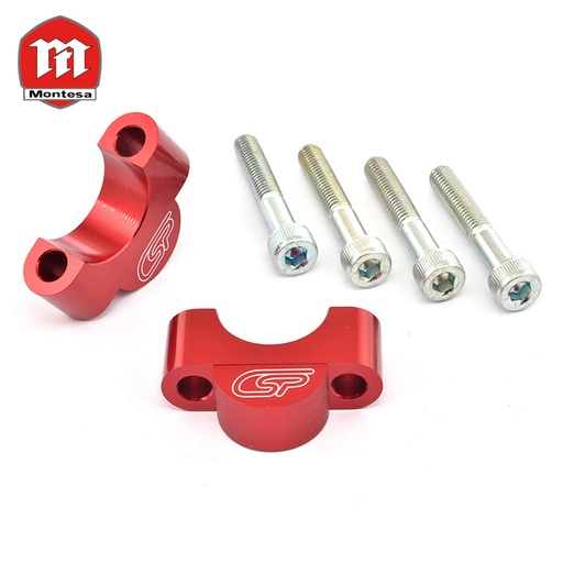 Alza Manillar D.28,6 Montesa 4RT +20mm Rojo