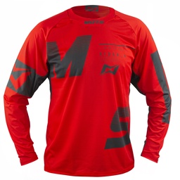 [MT2116LR] Jersey RIDER4 (Red, L)