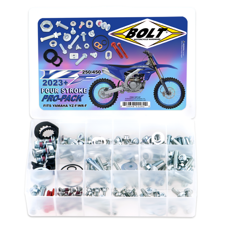 PRO PACK FASTENER KIT YAMAHA YZ250F 24-25, YZ450F 23-25, YZFX/WRF250 2025, YZFX/WR450F 24-25