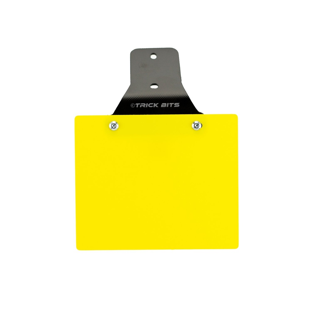 Black Trial Number Plate