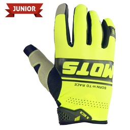 [MT1611LY] RIDER Junior Gloves (Amarillo fluor, L (10 years))