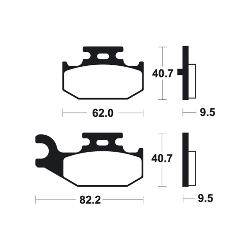 Yamaha Rhino Brake Pads