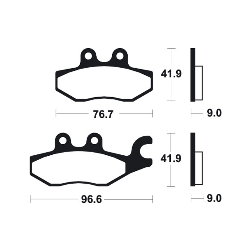 Piaggio X7-X9 Front Brake Pads