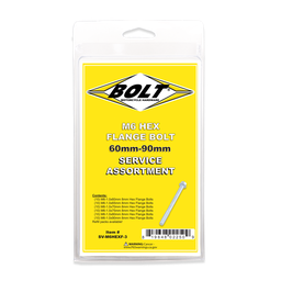 [BT-SV-M6HEXF-3] M6 8mm Hex Flange Bolt Small Service Assortments &amp; Refills (60mm-90mm)